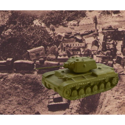 Rare Ceramic 'Sandkasten' Pz.Kpfw KW-1