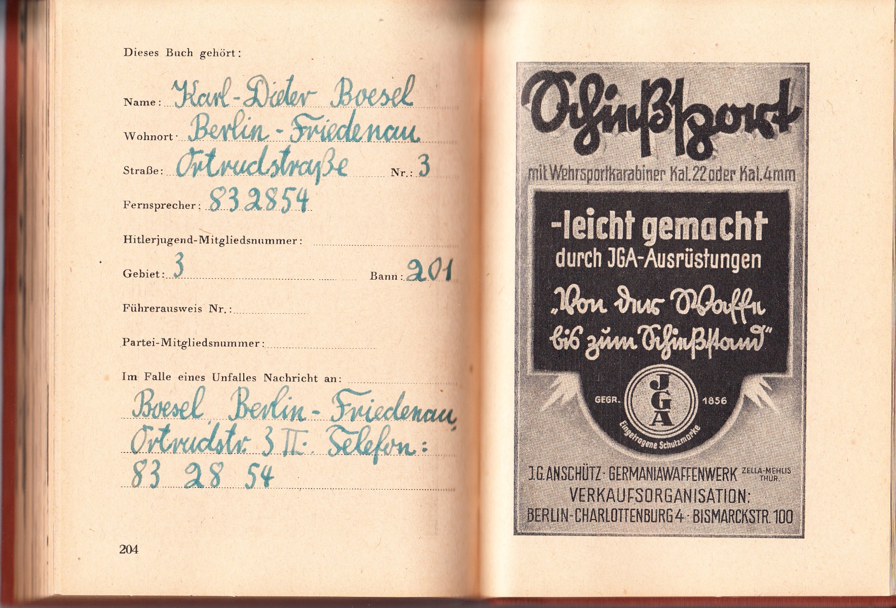 EA-Militaria | Jahrbuch der Hitlerjugend 1942